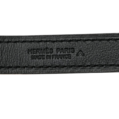 Hermes Box Calfskin Lizard Pop H Trio 15 Belt 75 30 Black 8 of 9