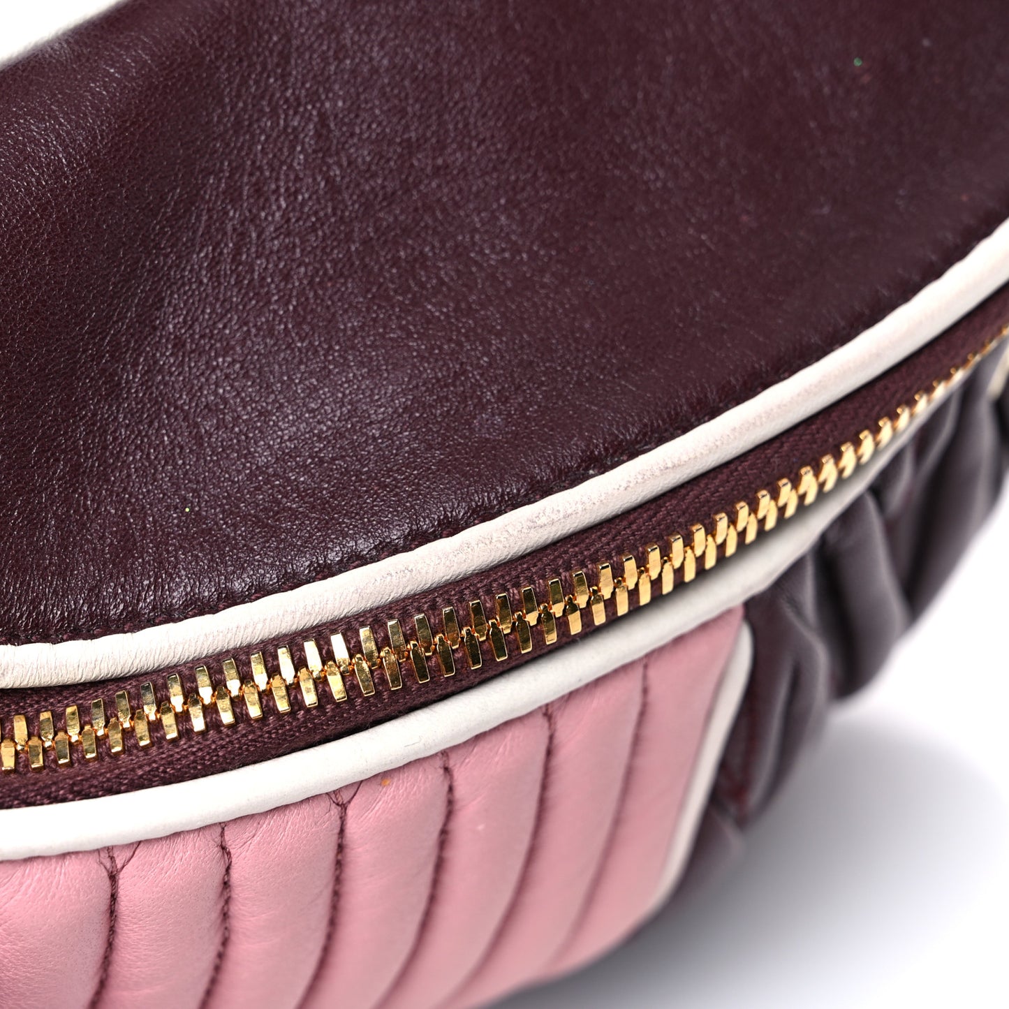 Nappa Matelasse Belt Bag Granato Rosa