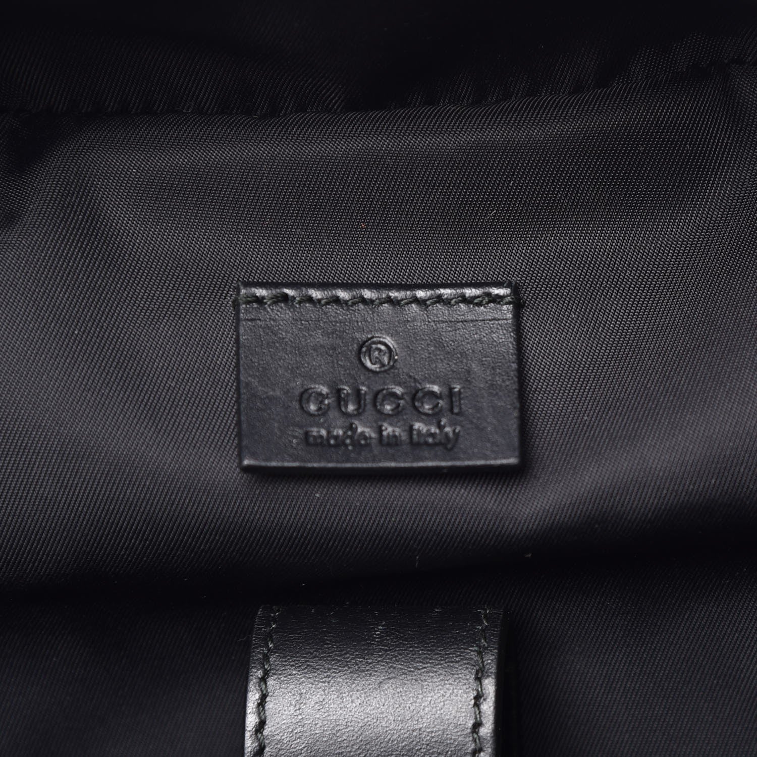 Gucci GG Supreme Monogram Web Dome Backpack Black 6 of 8