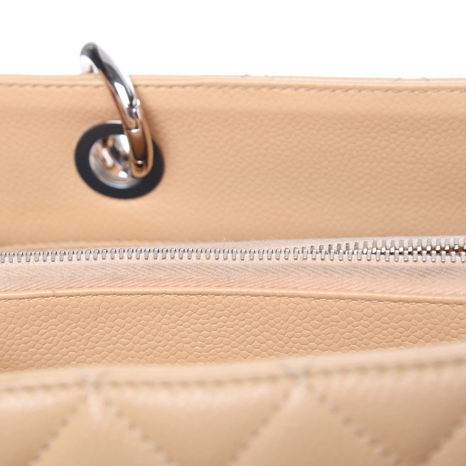 Chanel Caviar Quilted Grand Shopping Tote GST Beige Clair 24 of 28