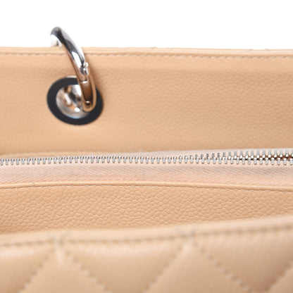 Chanel Caviar Quilted Grand Shopping Tote GST Beige Clair 24 of 28