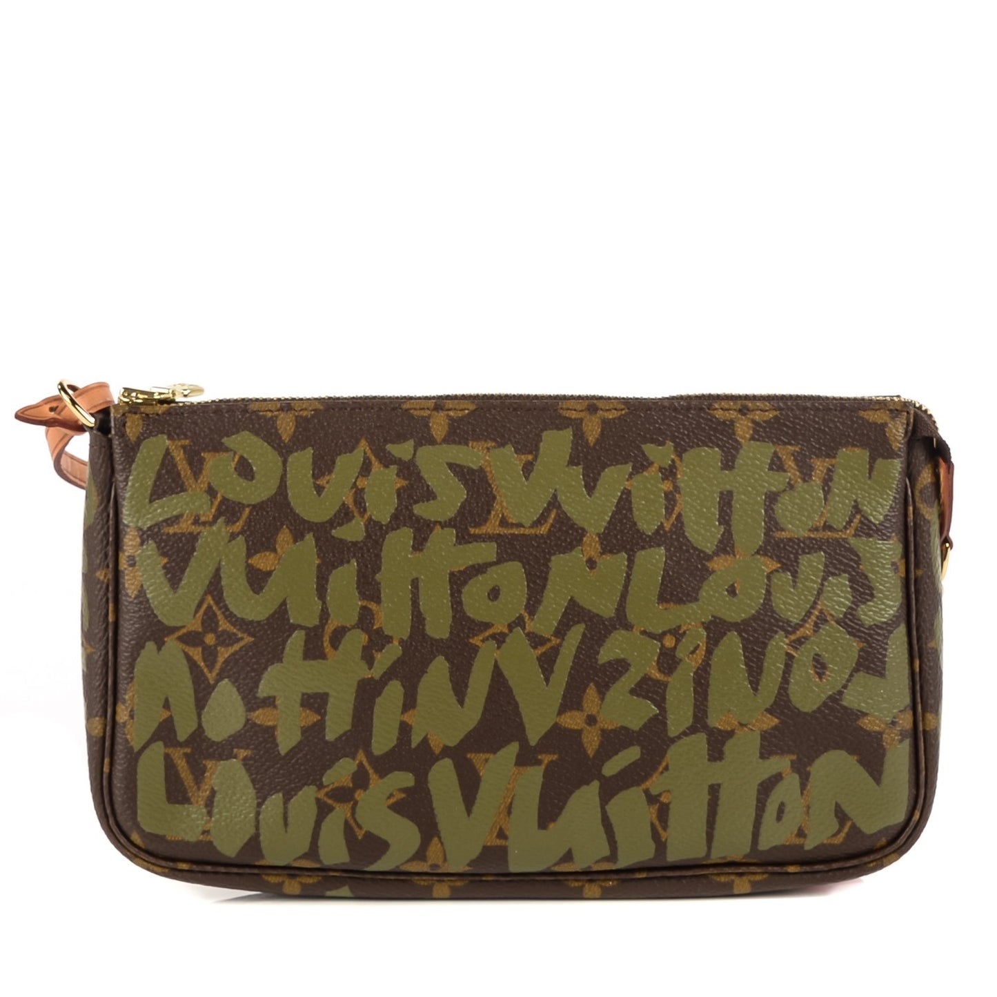 Monogram Graffiti Pochette Accessories Kaki