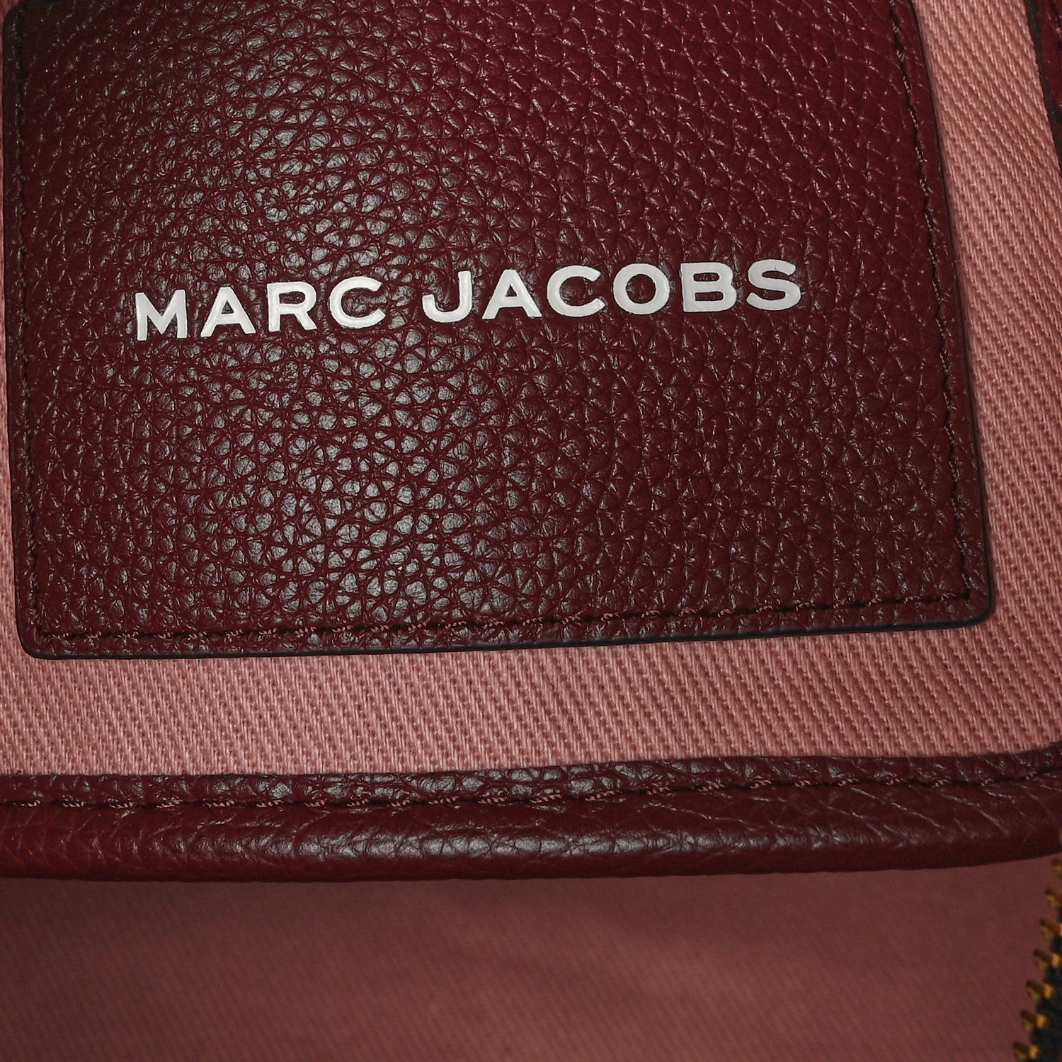 Marc Jacobs Grained Calfskin Medium The Tote Bag Chianti 6 of 9
