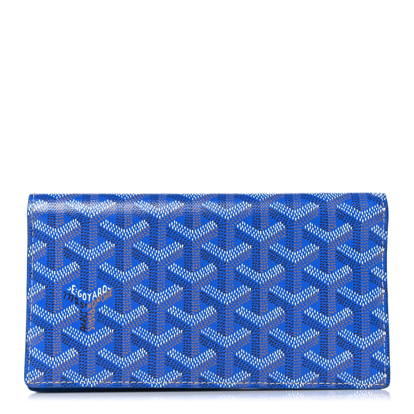 Goyardine Richelieu Wallet Sky Blue