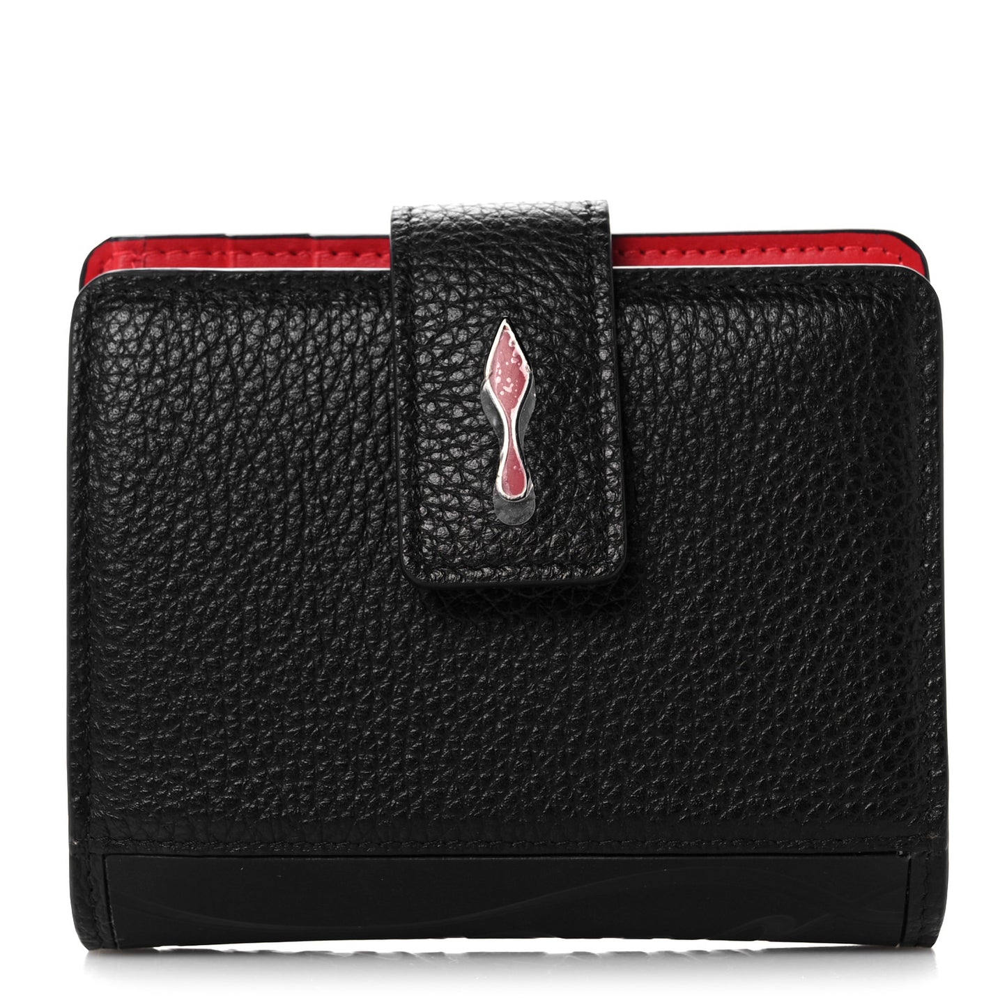 Calfskin Mini Paloma Wallet Black