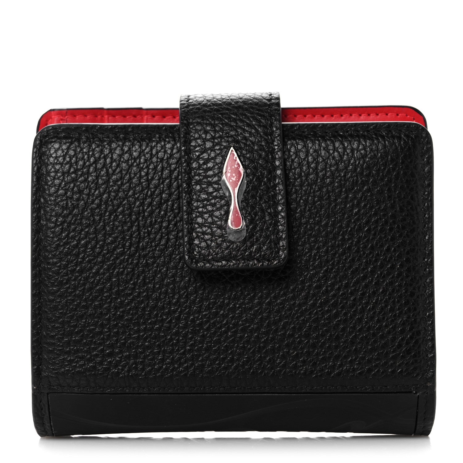 Christian Louboutin Calfskin Mini Paloma Wallet Black 1 of 9