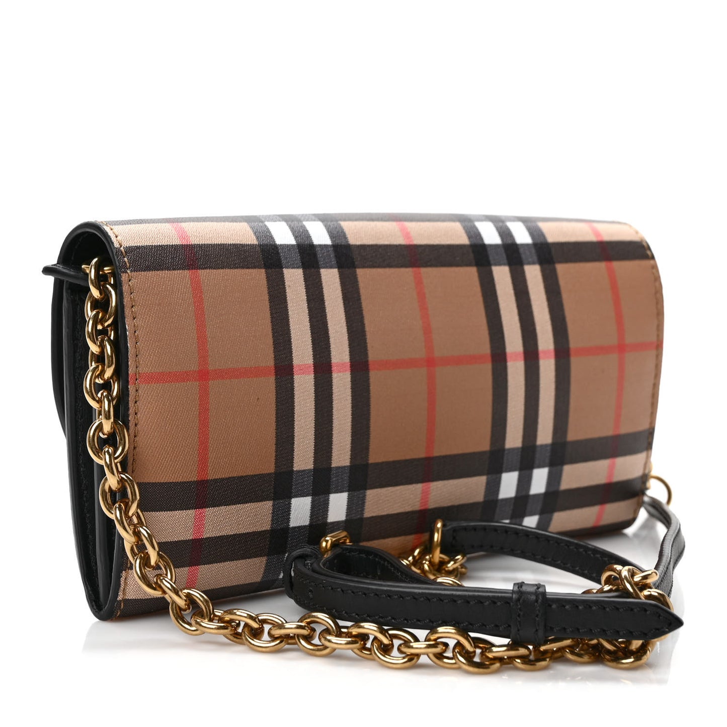 Vintage Check Halton Wallet Black