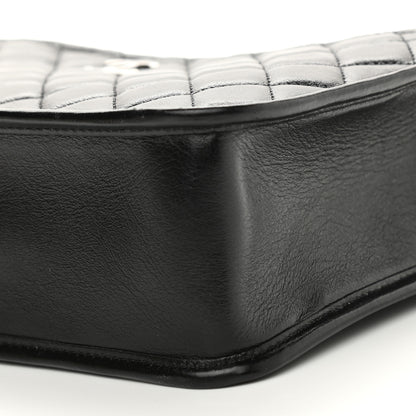 Chanel Aged Calfskin Quilted Large Working Vibe Camera Case Black 9 of 10