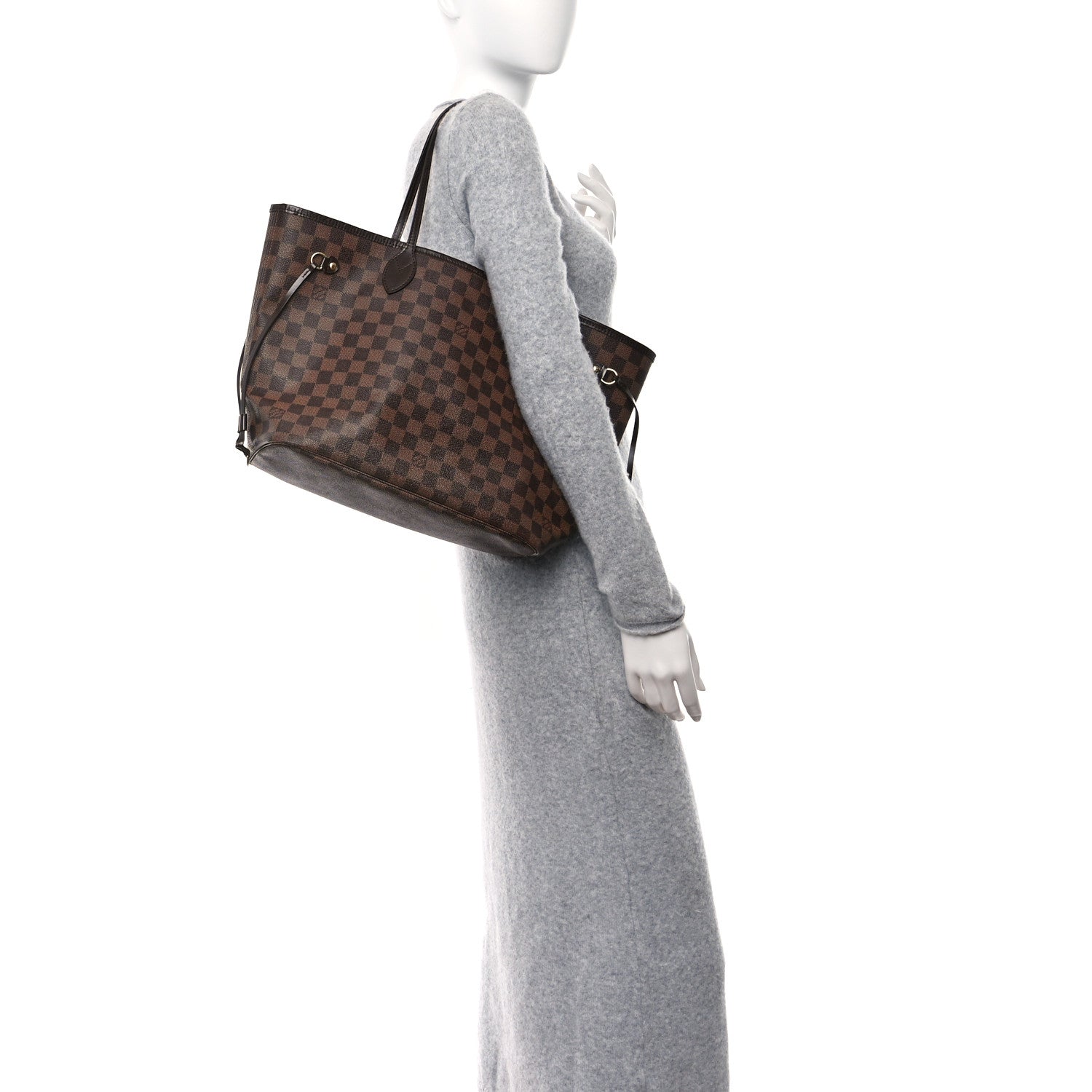 Louis Vuitton Damier Ebene Neverfull MM 2 of 8
