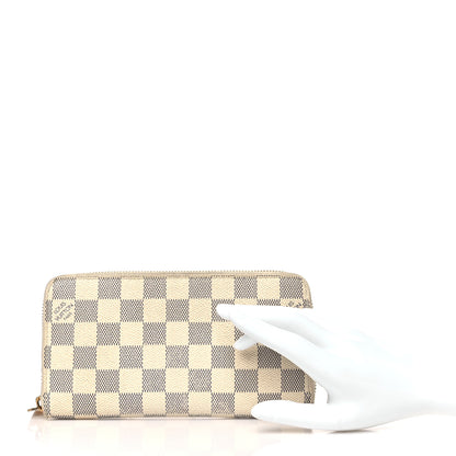 Louis Vuitton Damier Azur Zippy Wallet 2 of 9