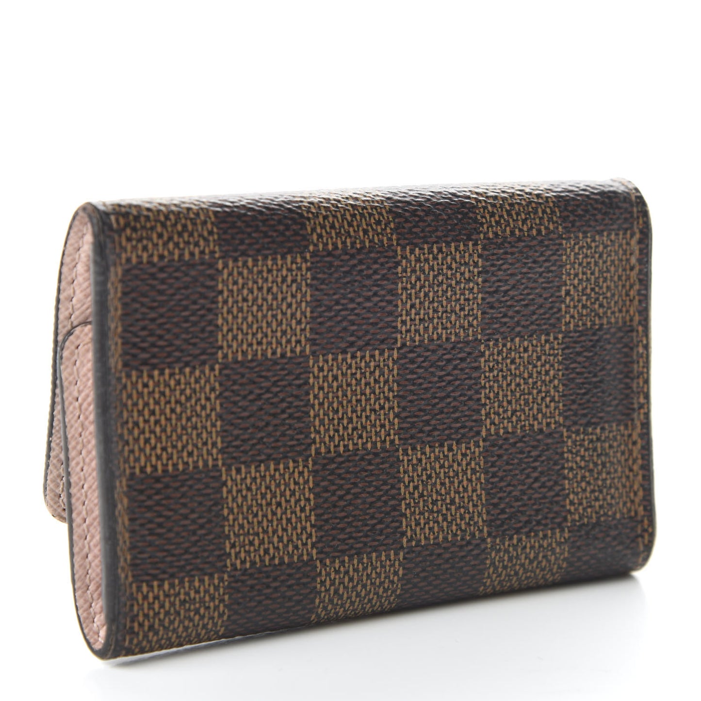 Damier Ebene Multicles 6 Key Holder Rose Ballerine