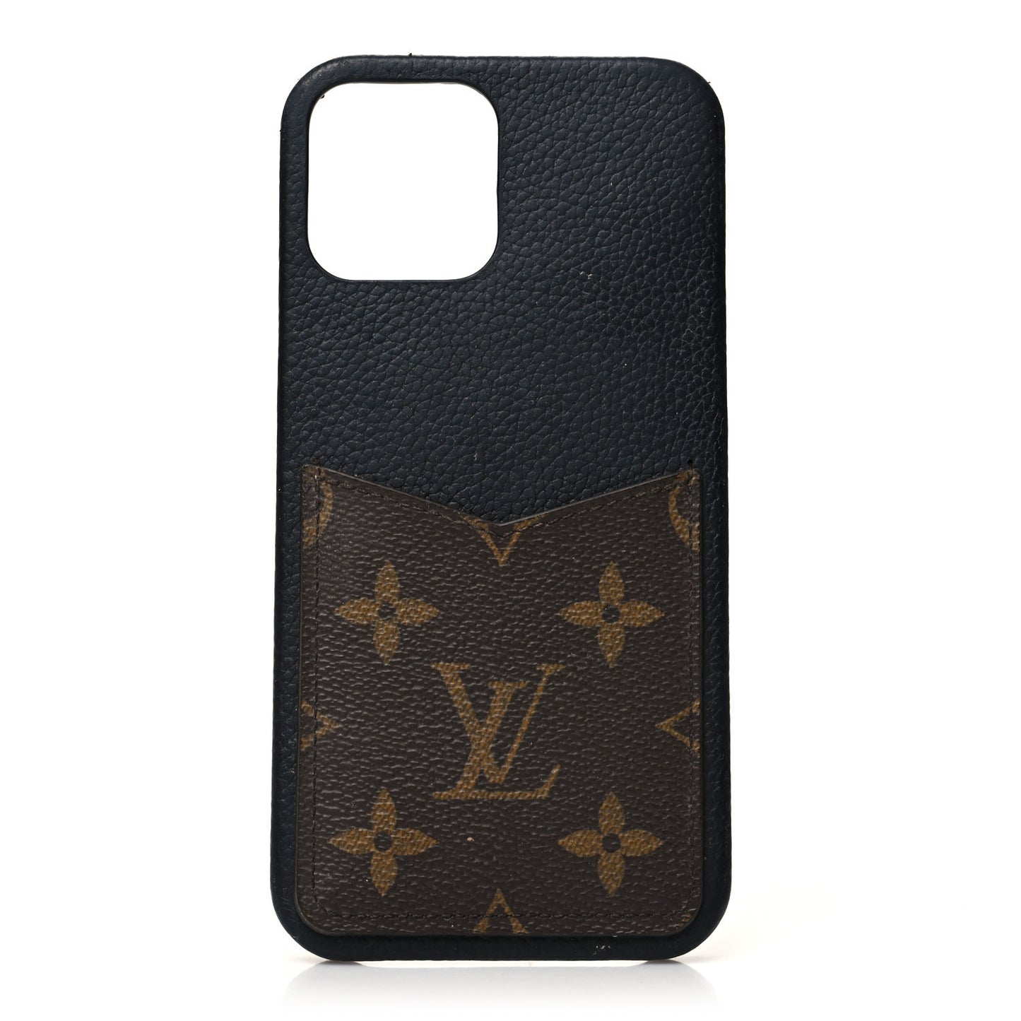 Monogram iPhone 12 Pro Max Bumper Black