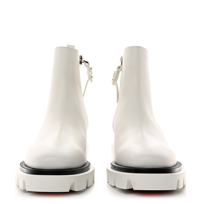Christian Louboutin Calfskin Maxiboot Boots 38.5 Bianco 2 of 10