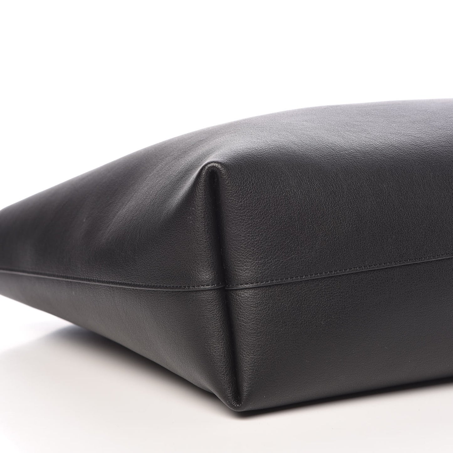 Calfskin Large Shopping Tote Black
