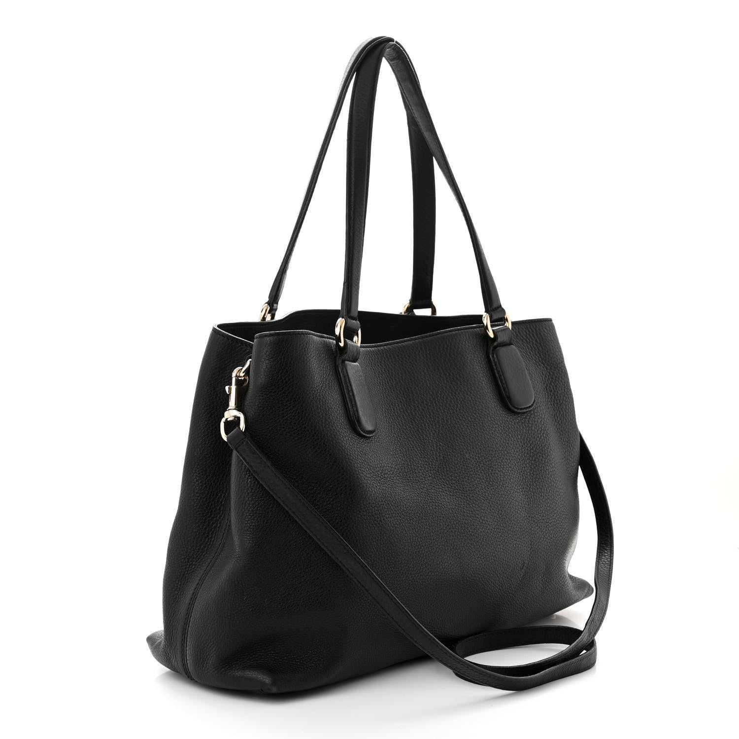 Gucci Cellarius Calfskin Medium Soho Working Tote Black 3 of 11