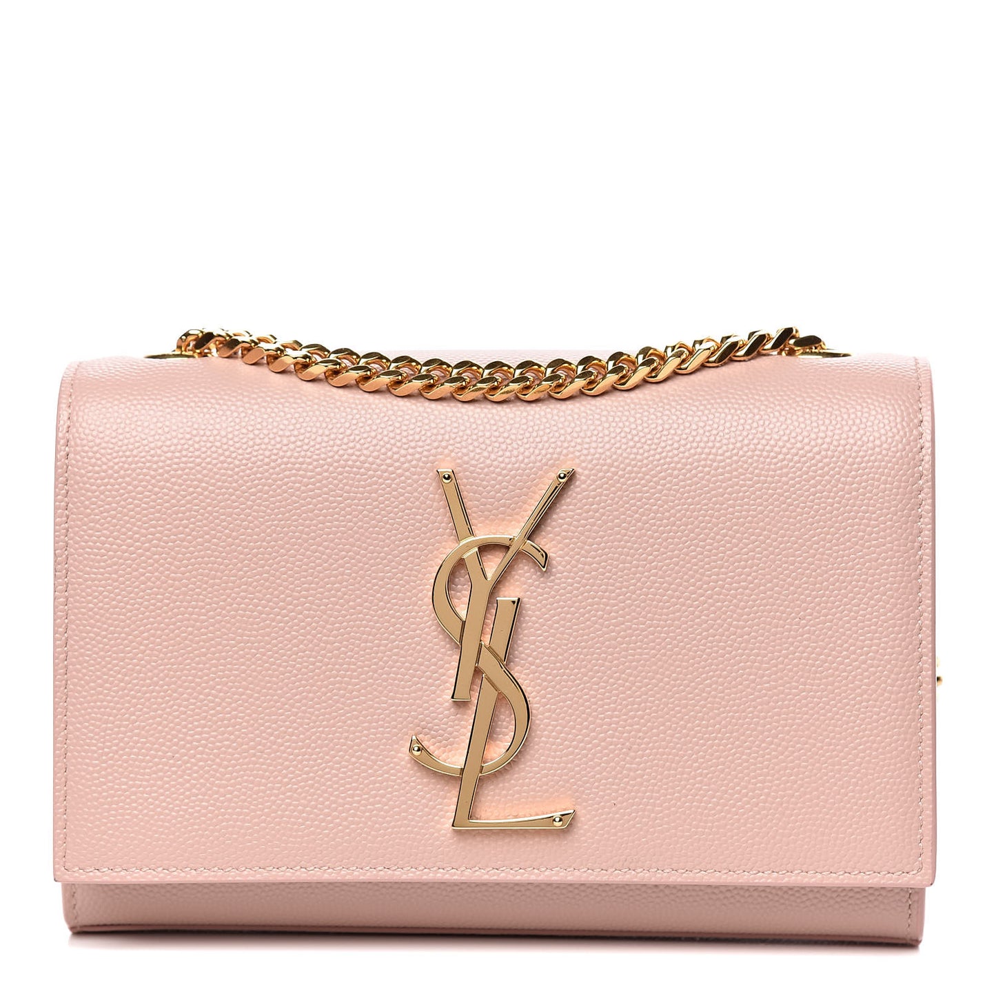 Grain De Poudre Small Monogram Kate Satchel Pale Pink