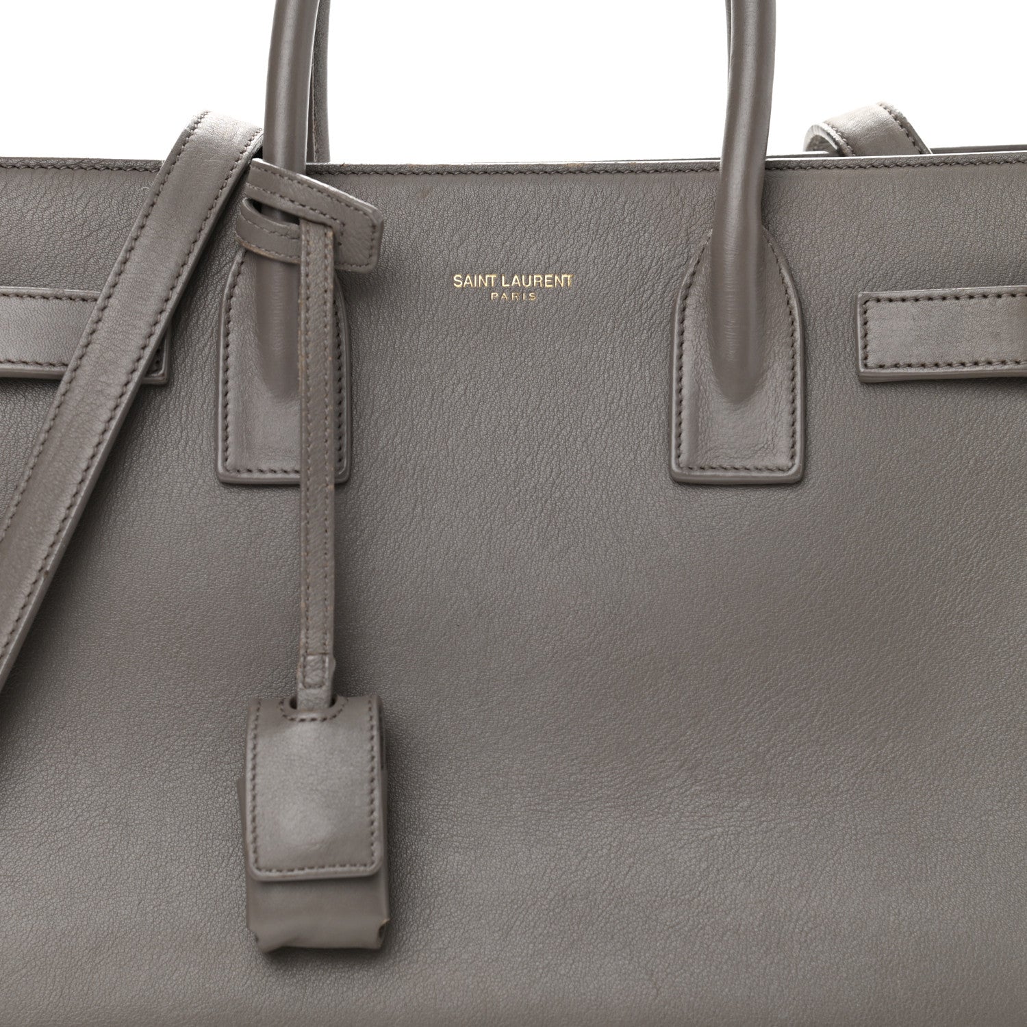 Saint Laurent Calfskin Baby Sac de Jour Fog 8 of 13