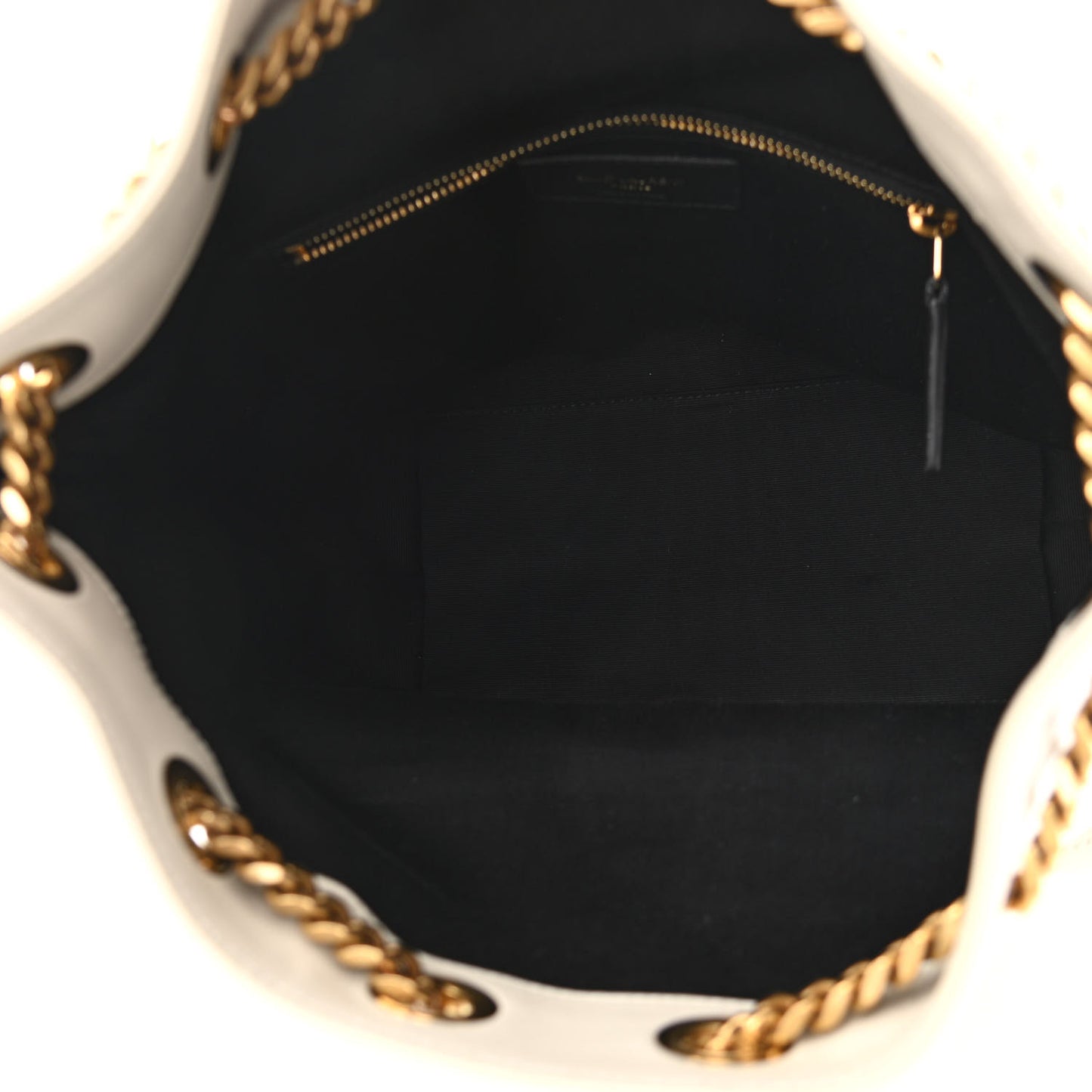 Lambskin Matelasse Monogram Joe Backpack Cream