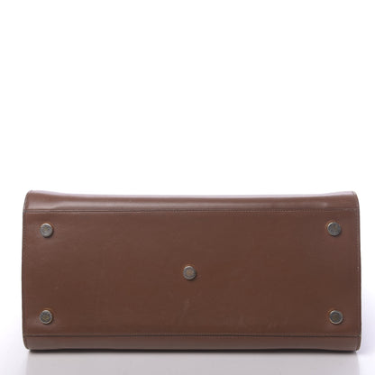 Saint Laurent Calfskin Large Sac De Jour Carryall Cognac 24 of 24