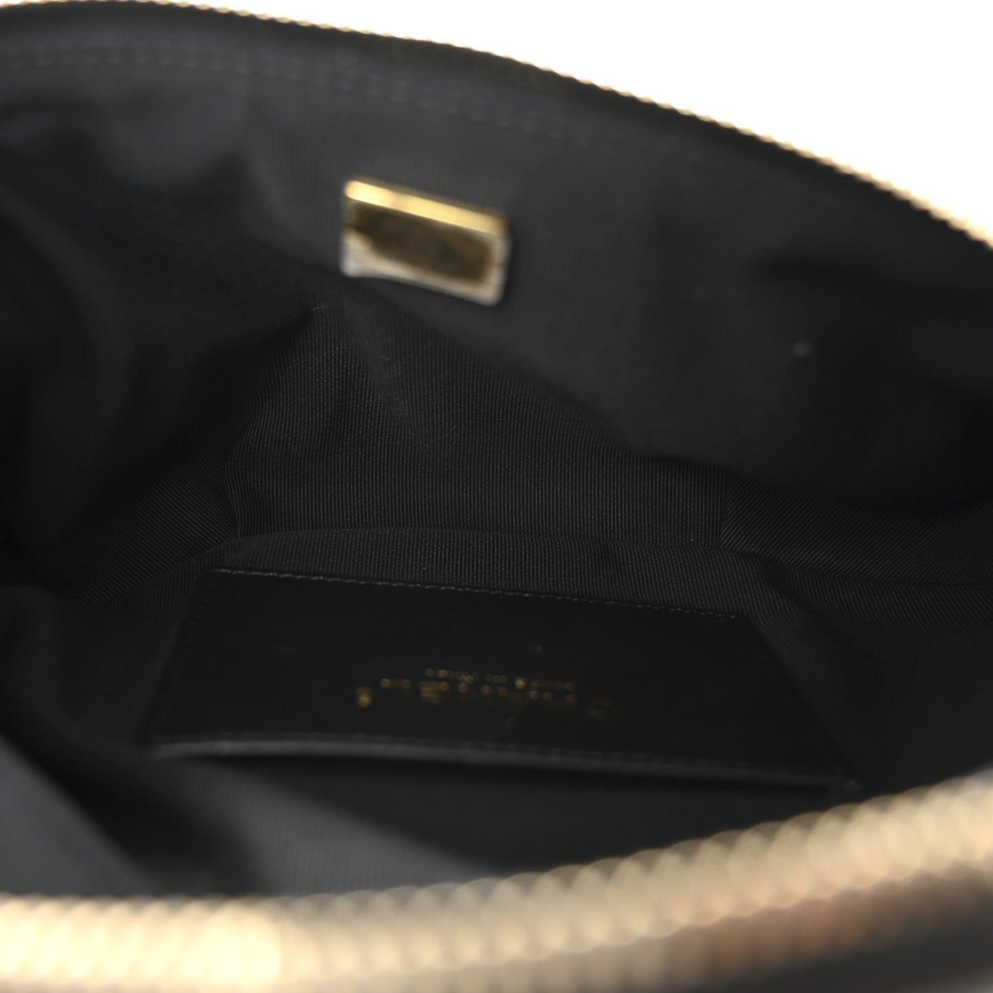 Shiny Lambskin Quilted Belt Bag Black Black