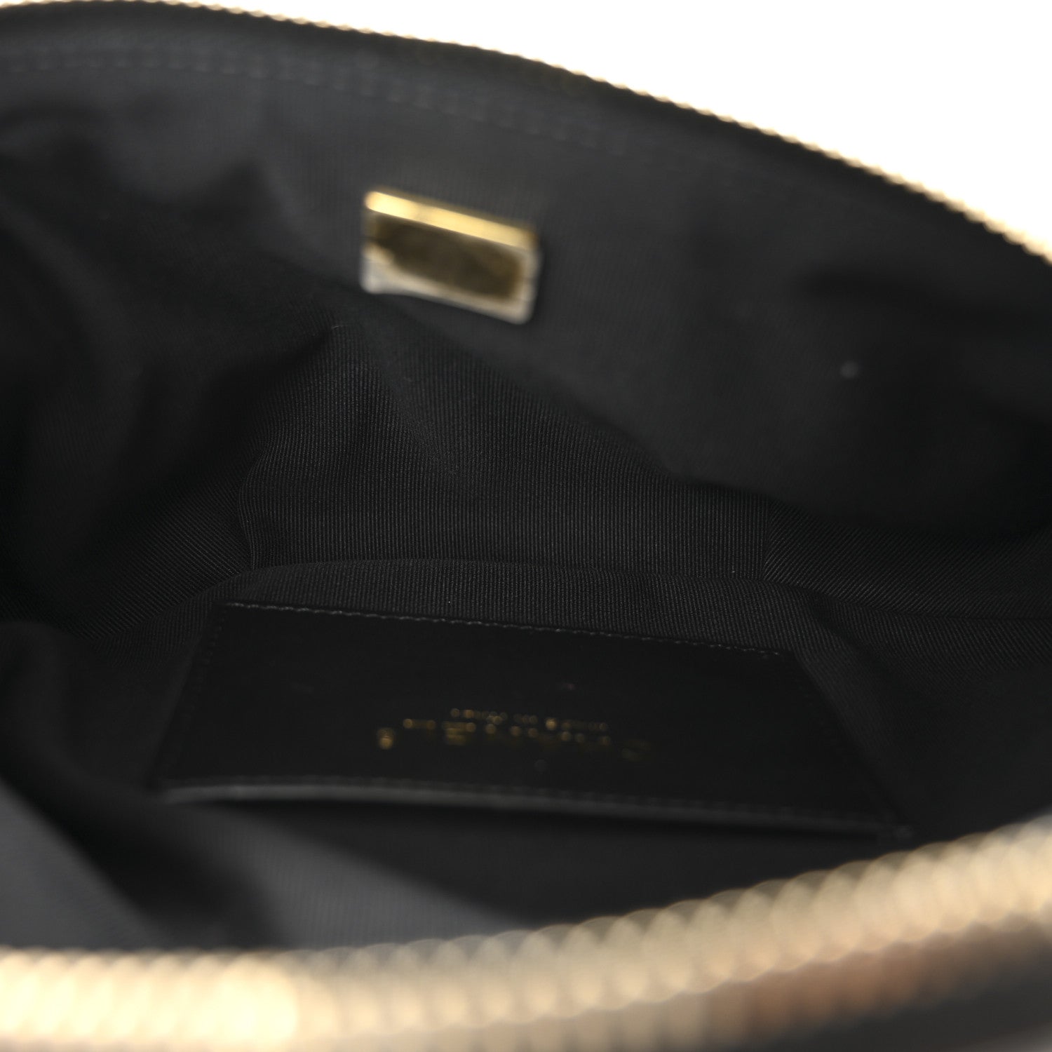 Chanel Shiny Lambskin Quilted Belt Bag Black Black 5 of 10