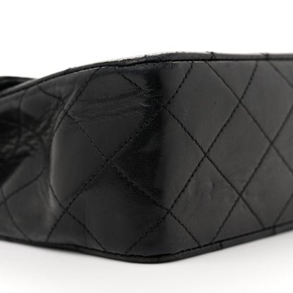 Chanel Lambskin Quilted Mini Square Flap Black 9 of 14