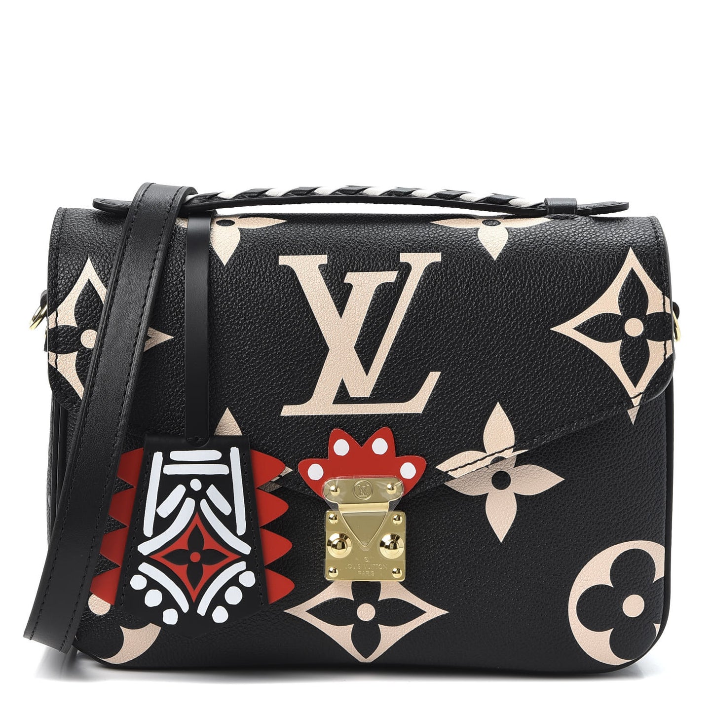Empreinte Monogram Giant Crafty Pochette Metis Black Creme