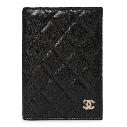 Chanel Caviar Quilted Passport Holder Black 1 of 8