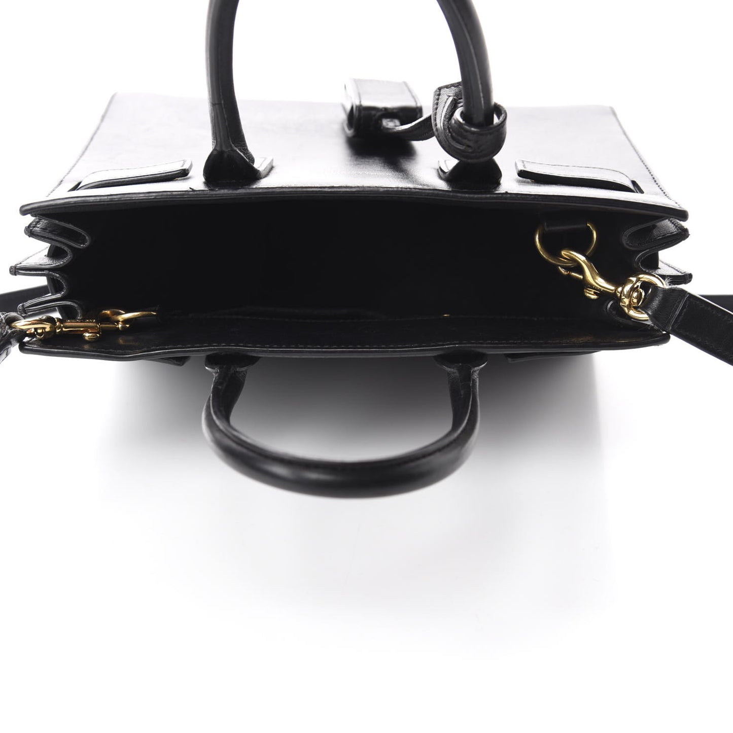 Calfskin Nano Sac de Jour Black