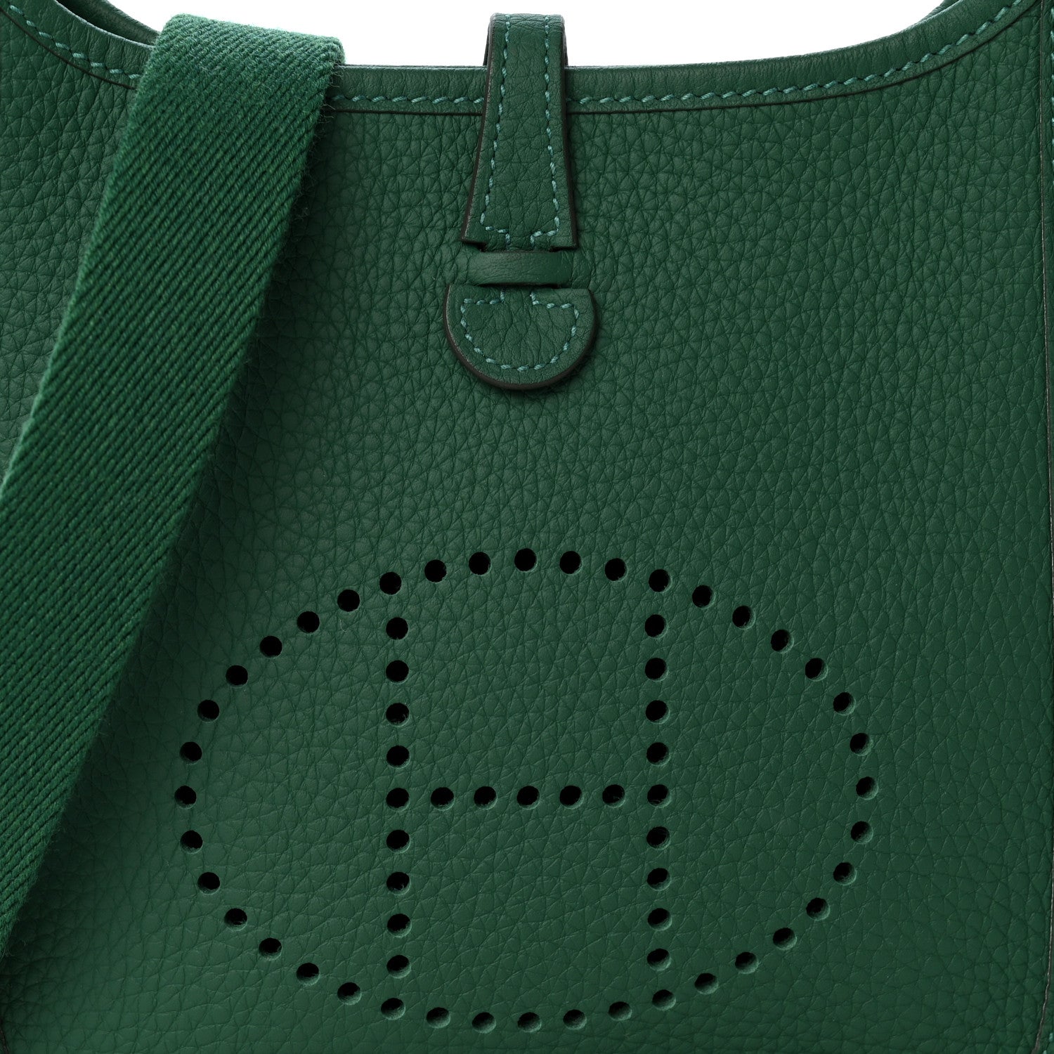 Hermes Taurillon Clemence Evelyne TPM Vert Vertigo 8 of 10