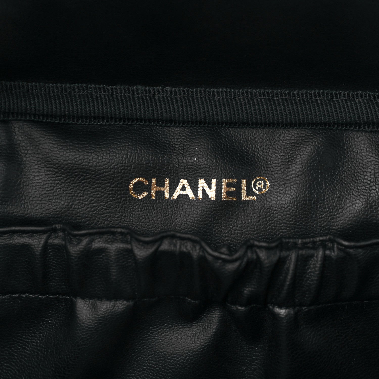 Chanel Lambskin Vanity Cosmetic Case Black 6 of 14