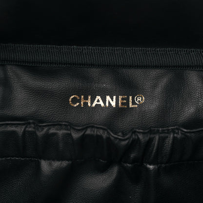 Chanel Lambskin Vanity Cosmetic Case Black 6 of 14