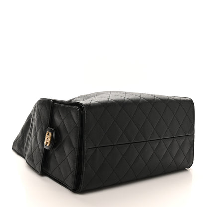 Chanel Caviar Quilted Medium Chanel 25 Handbag Black 5 of 11