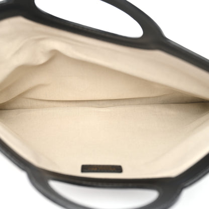 Christian Dior Oblique Fold Over Clutch Blue 5 of 10