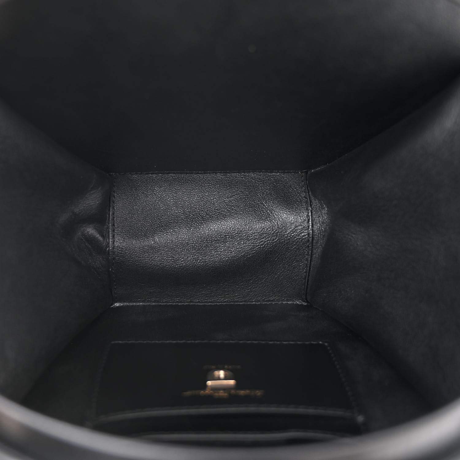 Salvatore Ferragamo Calfskin Round Studio Crossbody Black 5 of 9