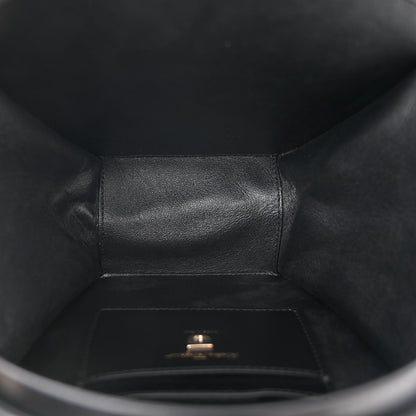 Salvatore Ferragamo Calfskin Round Studio Crossbody Black 5 of 9