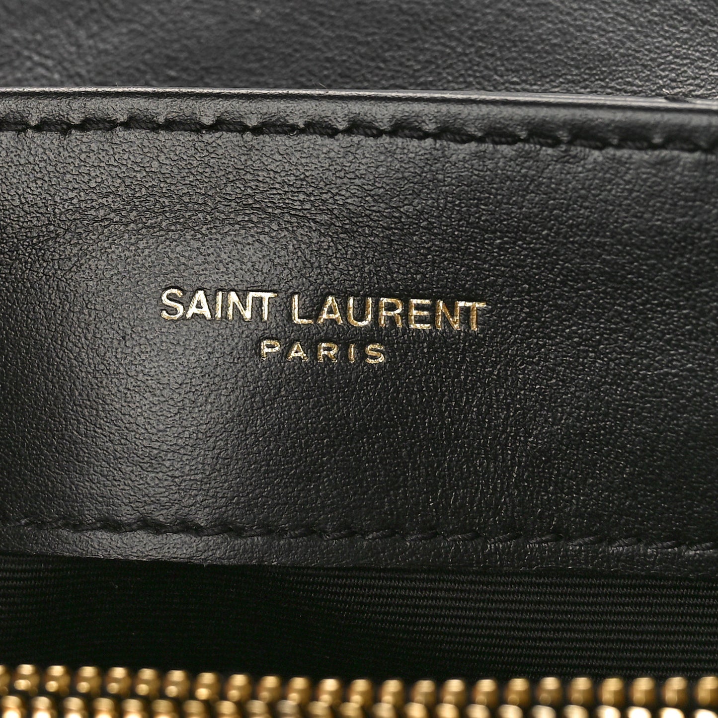 Calfskin Y Quilted Monogram Small Loulou Chain Satchel Black