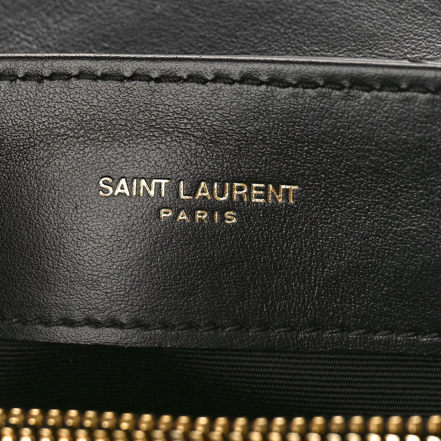 Saint Laurent Calfskin Y Quilted Monogram Small Loulou Chain Satchel Black 6 of 10