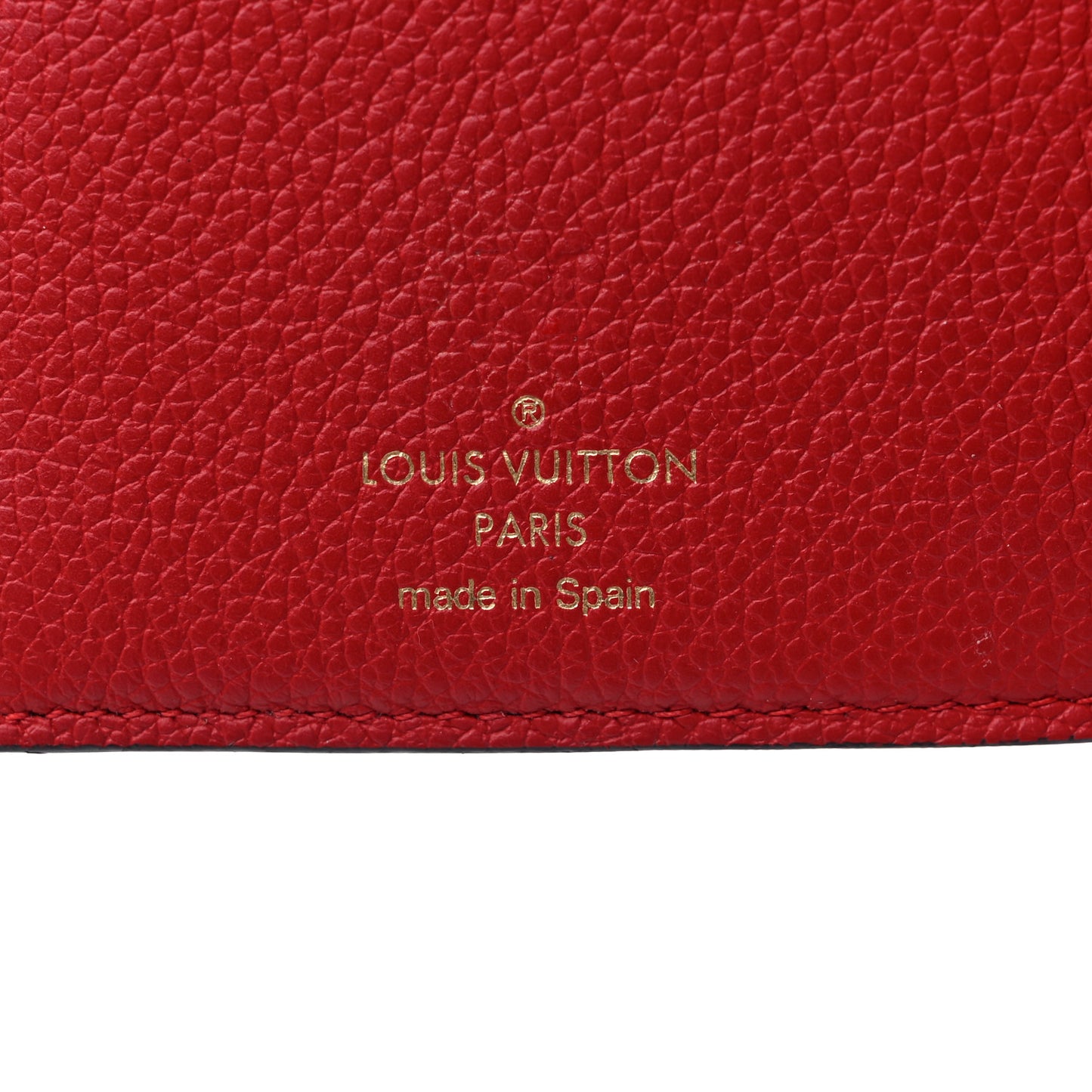 Monogram Pallas Compact Wallet Cherry