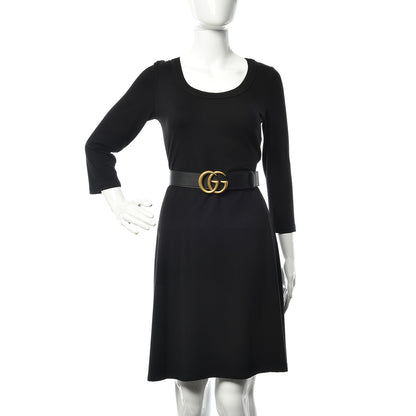Gucci Calfskin Double G 40mm Belt 90 36 Black 2 of 6