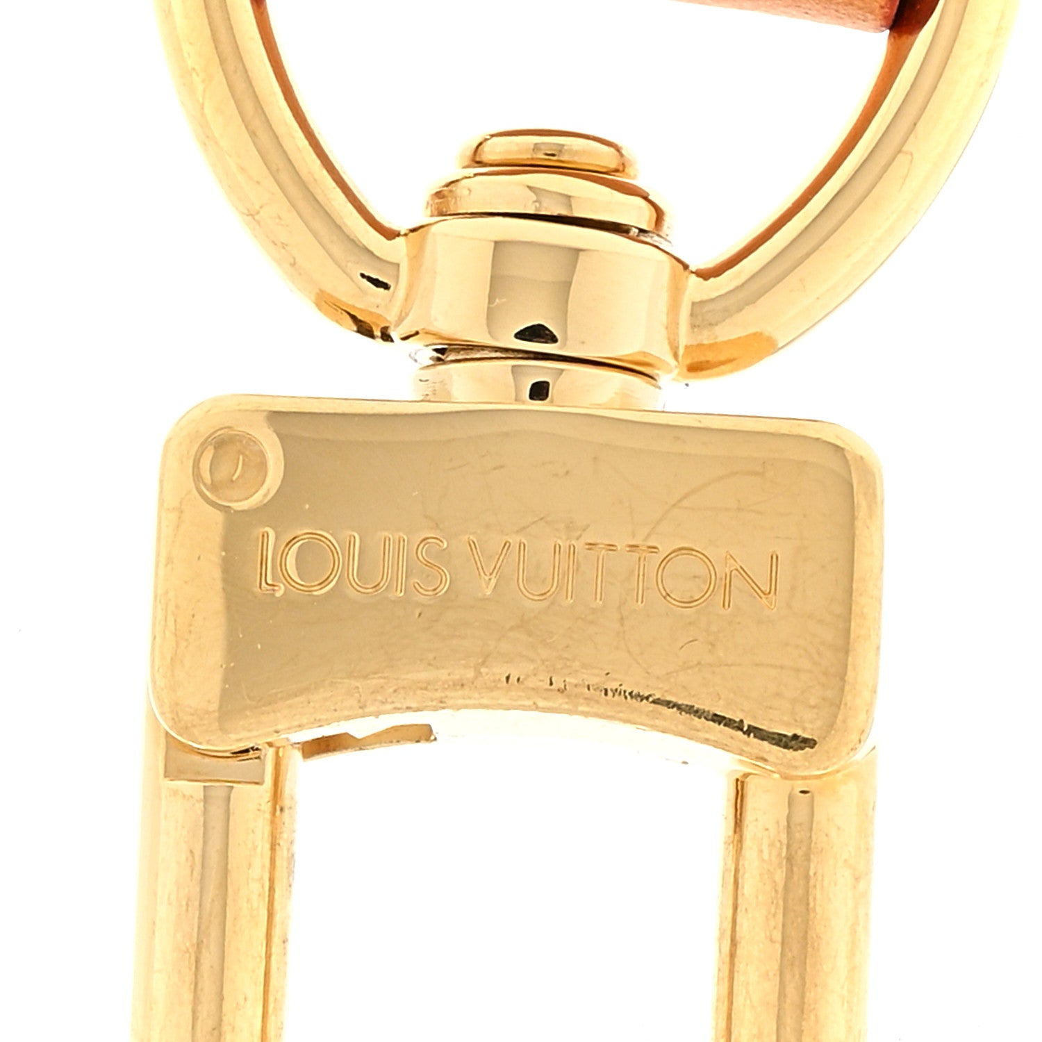 Louis Vuitton Monogram Slim Dragonne Bag Charm Key Holder 3 of 3