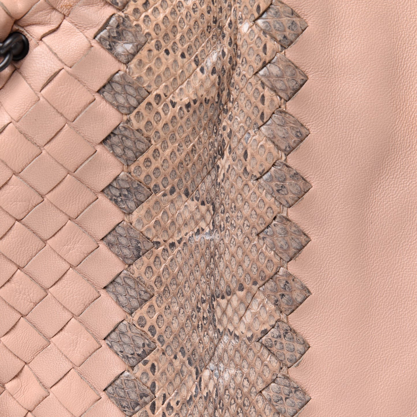 Nappa Intrecciato Ayers Crossbody Pillow Messenger Flamingo