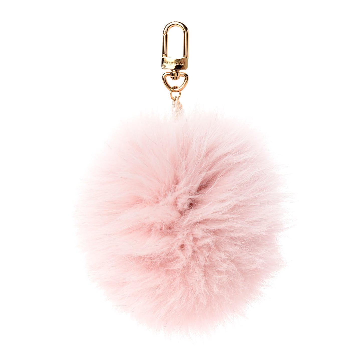 Fuzzy Bubble Bag Charm Light Pink