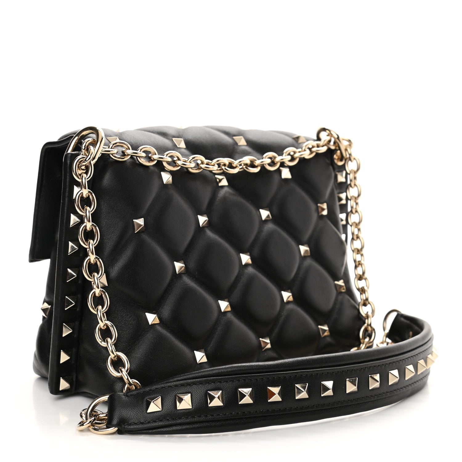 Valentino Garavani Nappa Small Candystud Crossbody Black 3 of 9