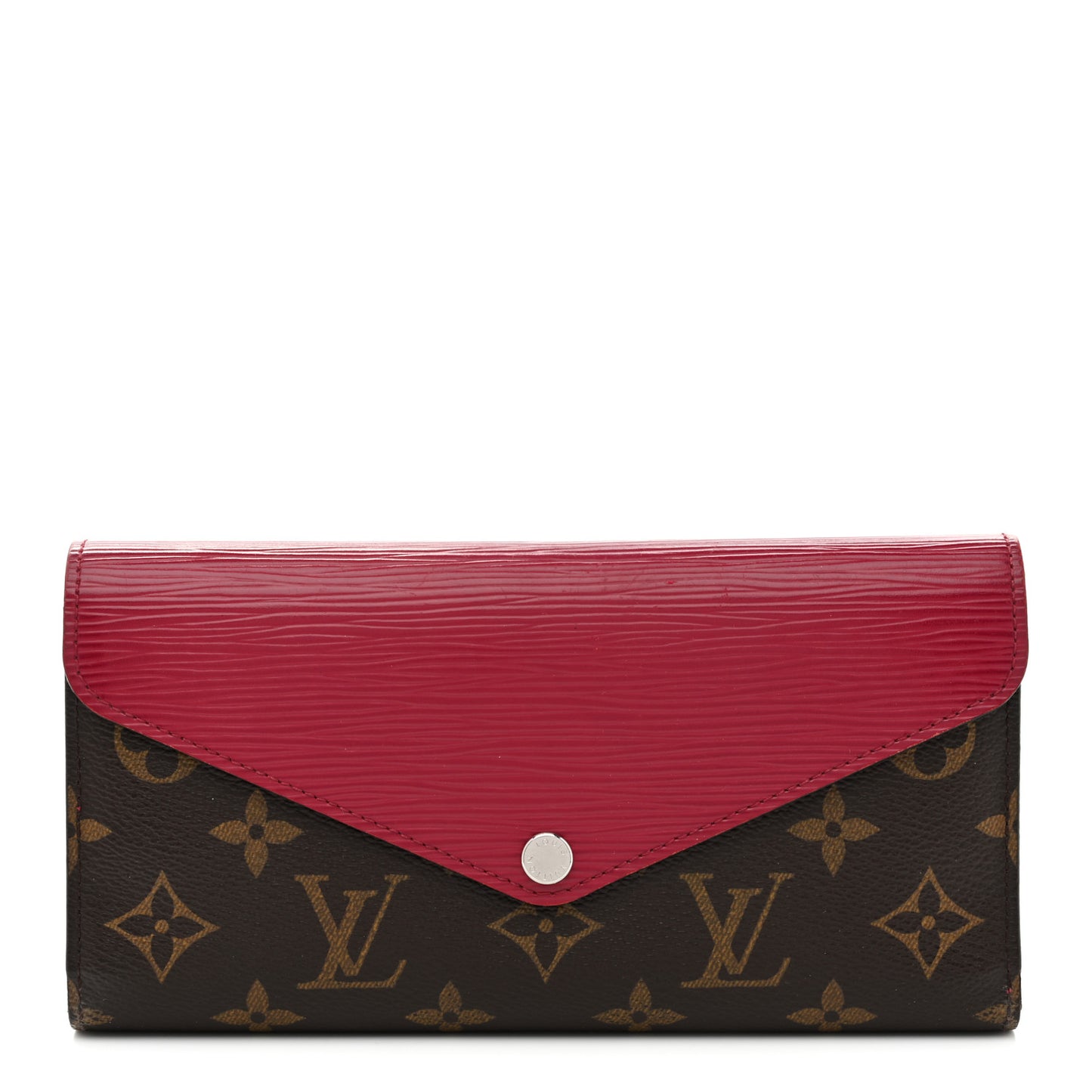 Monogram Epi Marie-Lou Long Wallet Fuchsia