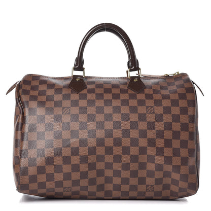 Louis Vuitton Damier Ebene Speedy 35 1 of 8
