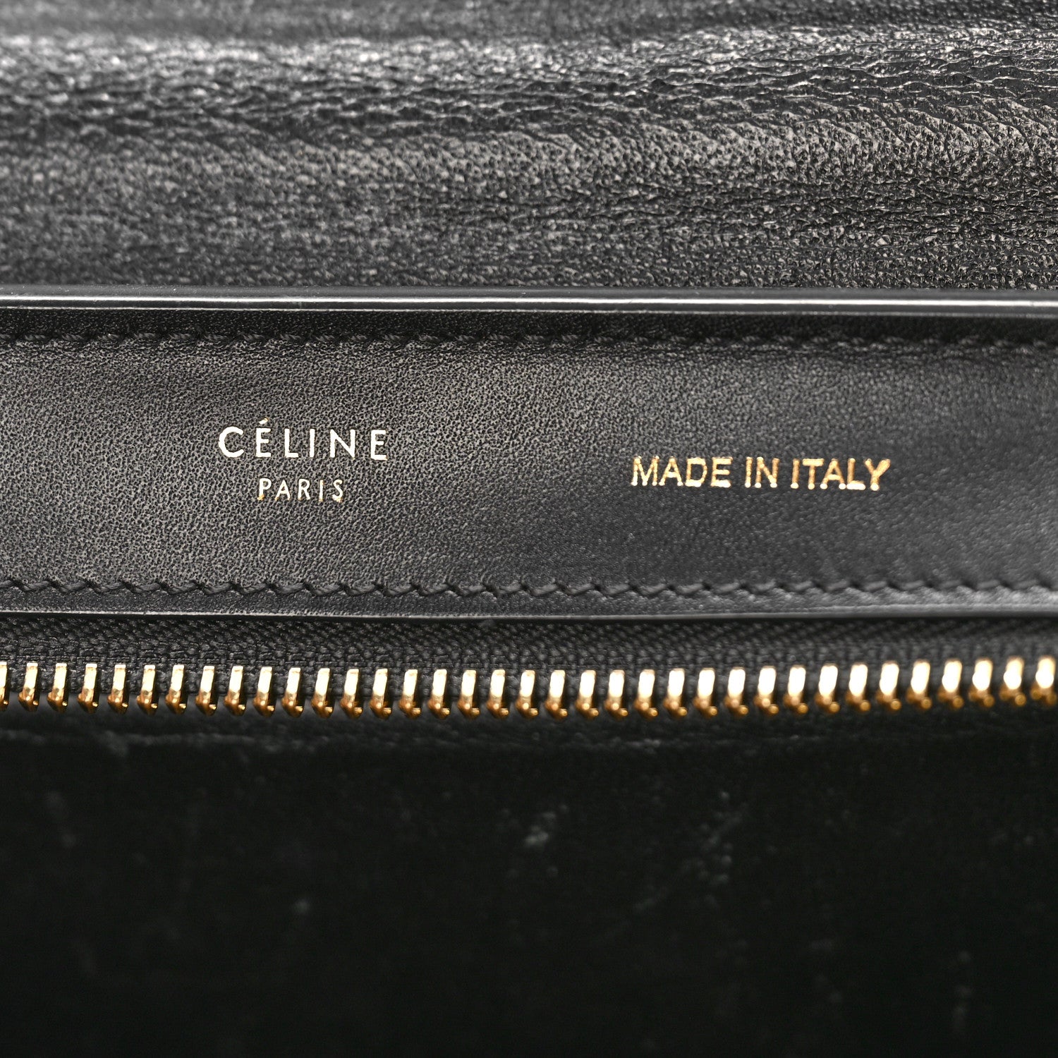 Celine Satin Calfskin Tri-Color Trapeze Khaki 6 of 11