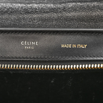 Celine Satin Calfskin Tri-Color Trapeze Khaki 6 of 11