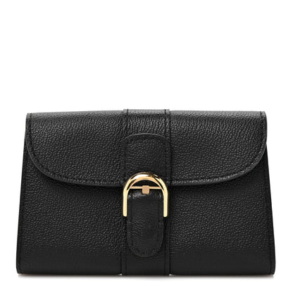 Delvaux Grained Calfskin Magic Brillant Card Holder Black 1 of 7