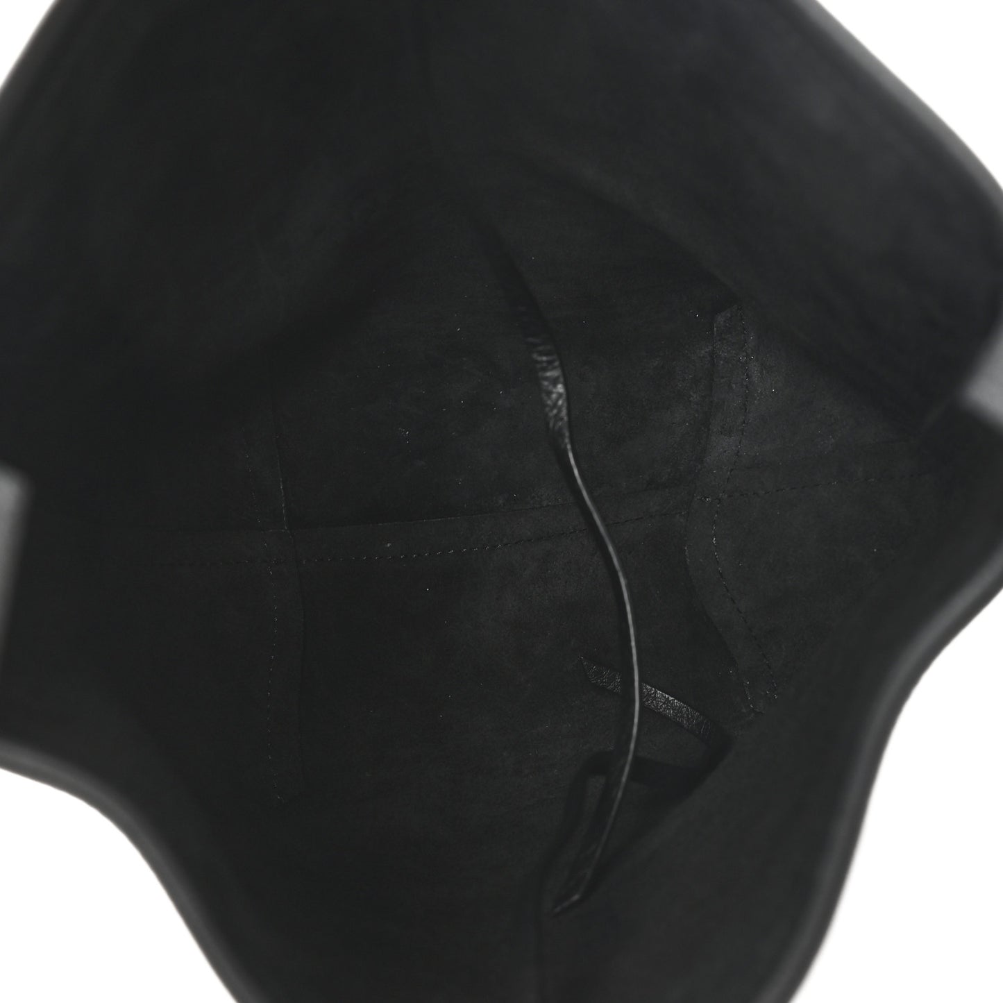 Grained Calfskin Small N/S Park Tote Black